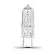 Feit Electric BPQ35/8.6/RP Halogen Bulb, 35 W, GY8.6 Lamp Base, T4 Lamp, Bright White, 400 Lumens, 3000 K Color Temp, Pack of 12