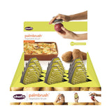 Chef'n Palmbrush Gray/Yellow Plastic Vegetable Brush, Pack of 9