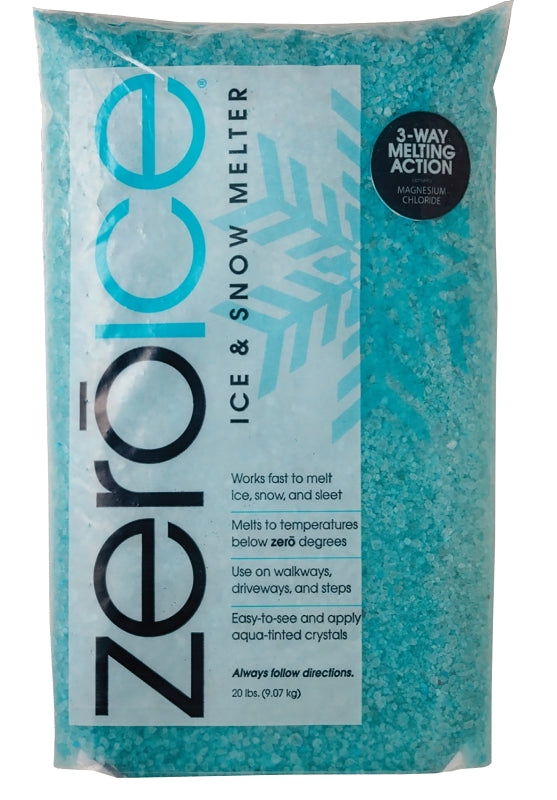 HJ 9583 Ice Melter, Granular, Aqua/White, 20 lb Bag