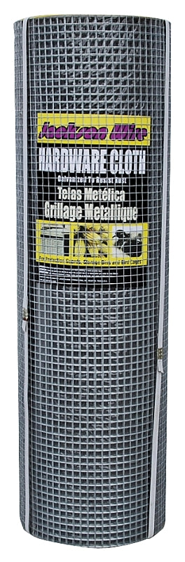 Jackson Wire 11 03 38 13 Hardware Cloth, 100 ft L, 36 in W, 19 ga, 1/2 x 1/2 in Mesh, Galvanized