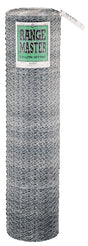 Rangemaster 5928 Poultry Net, 150 ft L, 48 in W, 20 Gauge, Hexagonal Mesh, 1 in Mesh, Steel