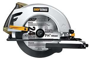 Rockwell SS3401 Circular Saw, 12 A, 7-1/4 in Dia Blade, 1-49/64 in at 45 deg, 2-1/2 in at 90 deg D Cutting