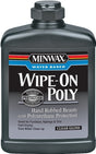 Minwax 409160000 Wipe-On Poly Paint, Gloss, Liquid, Clear, 1 pt, Can, Pack of 4