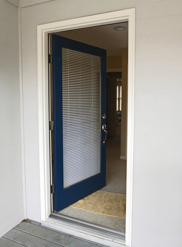 Frost King ST26HRA Series Top Threshold, 1 in H, 36 in L, 3 in W, Aluminum/Vinyl, Silver