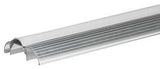 Frost King ST26HRA Series Top Threshold, 1 in H, 36 in L, 3 in W, Aluminum/Vinyl, Silver
