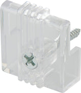 OOK 50226 Mirror Clip Set, Plastic, Clear, Wall Mounting, Pack of 12