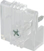 OOK 50226 Mirror Clip Set, Plastic, Clear, Wall Mounting, Pack of 12