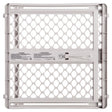 North States Supergate Classic Series 8615 Safety Gate, Plastic, Light Gray, 26 in H Dimensions