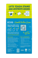 Ecos 9637/06 Laundry Detergent Pack, 40, Capsule, Free and Clear