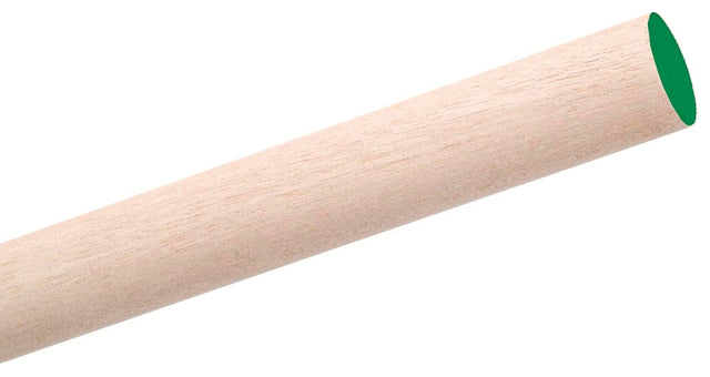 Waddell 6407UB Dowel Rod, 7/16 in Dia, 48 in L, Aspen Wood, Pack of 20