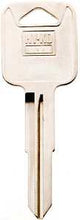 Hy-Ko 11010B69 Key Blank, Brass, Nickel, B69 Key Number, Pack of 10