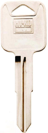 Hy-Ko 11010B69 Key Blank, Brass, Nickel, B69 Key Number, Pack of 10