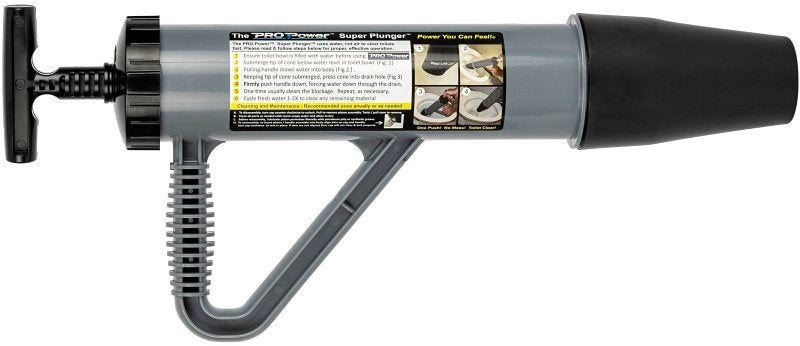 Johnny Jolter JJR-304 Professional Power Plunger, 25 in OAL, 4 in Cup