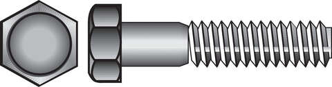 Hillman 1/4 in. D X 2 in. L Hot Dipped Galvanized Steel Hex Bolt 100 pk