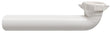 Plumb Pak PP101W Waste Arm, 1-1/2 in, Slip, Plastic, White