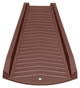 Amerimax 3001-12 Splash Block, 24 in L, 11-1/2 in W, Steel, Brown