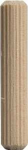 Waddell 878F DP-10 Dowel Pin, 1/2 in Dia, 2 in L, Hardwood, Pack of 10