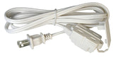 PowerZone OR660606 Extension Cord, 16 AWG Cable, 6 ft L, 125 V, White