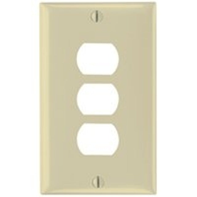 Legrand K3I Wallplate, Standard-Size, 4-1/2 in L, 2-3/4 in W, 1-Gang, Thermoset
