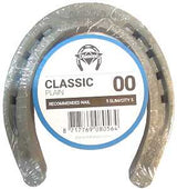 Diamond Farrier DC00PR Classic Plain Horseshoe, 1/4 in Thick, 00, Steel