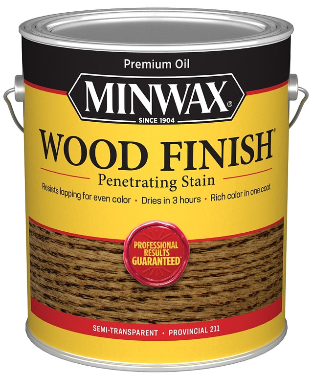Minwax Wood Finish 710720000 Wood Stain, Provincial, Liquid, 1 gal, Can, Pack of 2