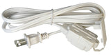 PowerZone OR660609 Extension Cord, 16 AWG Cable, 9 ft L, 125 V, White