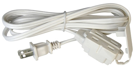 PowerZone OR660609 Extension Cord, 16 AWG Cable, 9 ft L, 125 V, White