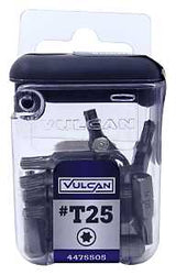 Vulcan 307611OR Screwdriver Bit, Hex Shank, S2 Chrome Molybdenum Steel