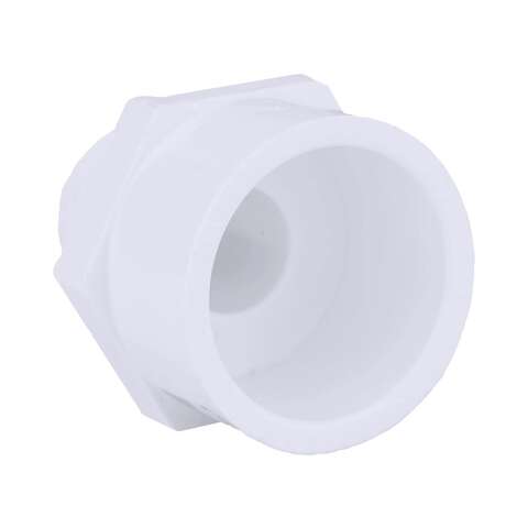 Charlotte Pipe Schedule 40 1/2 in. MPT X 3/4 in. D Slip PVC Pipe Adapter 1 pk, Pack of 25