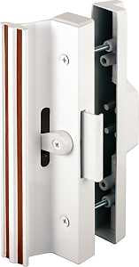 Prime-Line C 1116 Handle Set, Aluminum, Painted, 1 to 1-1/2 in Thick Door