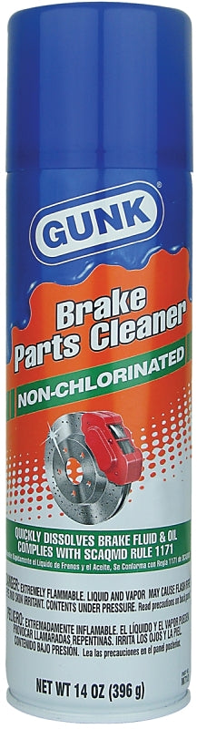 Gunk M710 Brake and Parts Cleaner, 14 oz Aerosol Can, Liquid, Aromatic