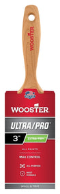 Wooster 4157-3 Paint Brush, 3 in W, 3-3/16 in L Bristle, Nylon Bristle, Varnish Handle