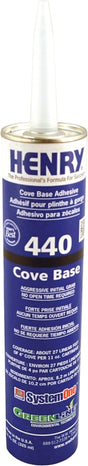 Henry 12105 Cove Base Adhesive, Beige, 11 oz Cartridge