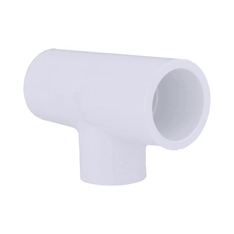 Charlotte Pipe Schedule 40 3/4 in. Slip X 3/4 in. D Slip PVC Reducing Tee 1 pk, Pack of 25