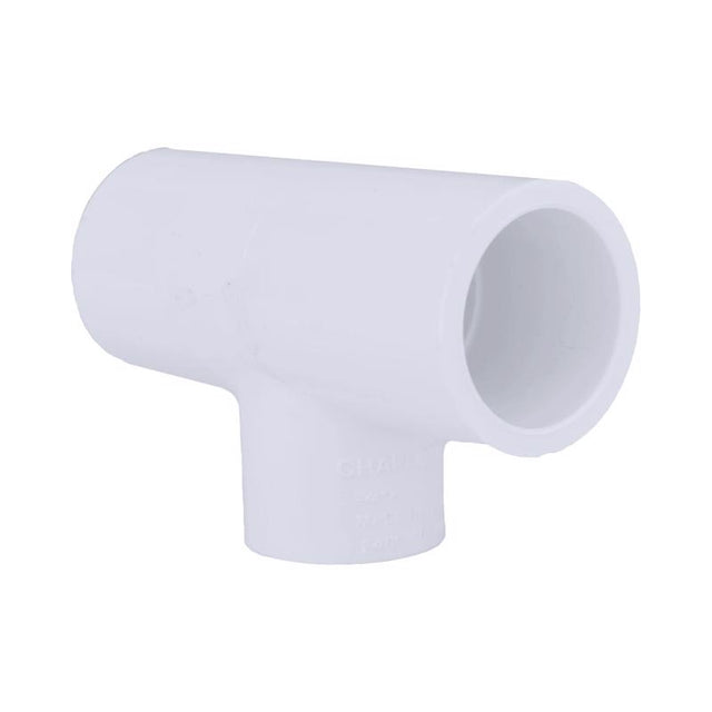 Charlotte Pipe Schedule 40 3/4 in. Slip X 3/4 in. D Slip PVC Reducing Tee 1 pk, Pack of 25