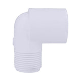 Charlotte Pipe Schedule 40 3/4 in. Slip X 3/4 in. D MPT PVC Street Elbow 1 pk, Pack of 25