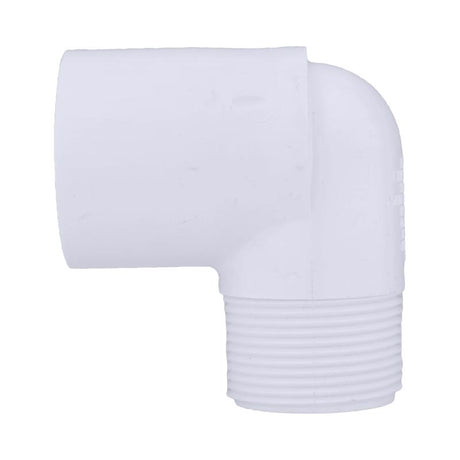 Charlotte Pipe Schedule 40 1-1/4 in. Slip X 1-1/4 in. D MPT PVC 90 Degree Street Elbow 1 pk