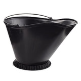 Imperial Black Powder Coated Steel Coal Hod, Pack of 6