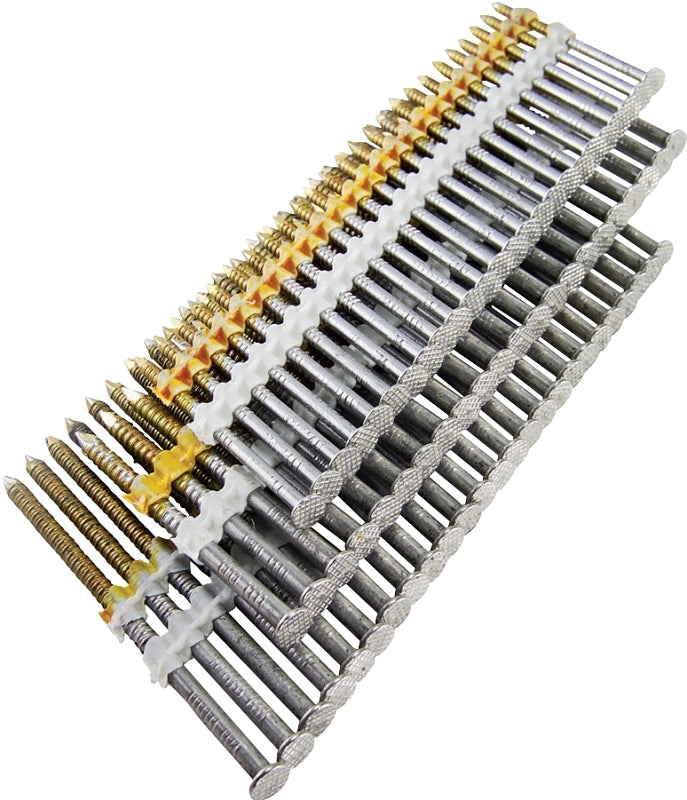 Simpson Strong-Tie S11A250CNJ Collated Nail, 2-1/2 in L, 11 Gauge, 304 Stainless Steel, Full Round Head