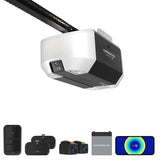 Chamberlain C4310 3/4 HP Battery Backup Smart Chain Drive Garage Door Opener with Camera & 2-Bulb Lighting