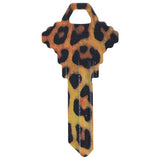 Hillman Wackey Leopard House/Office Universal Key Blank Single, Pack of 6