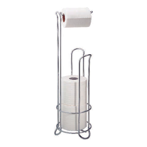 iDesign Chrome Silver Toilet Paper Holder