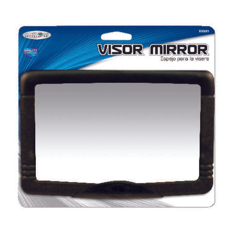 Custom Accessories Black Visor Mirror For Universal 1 pk