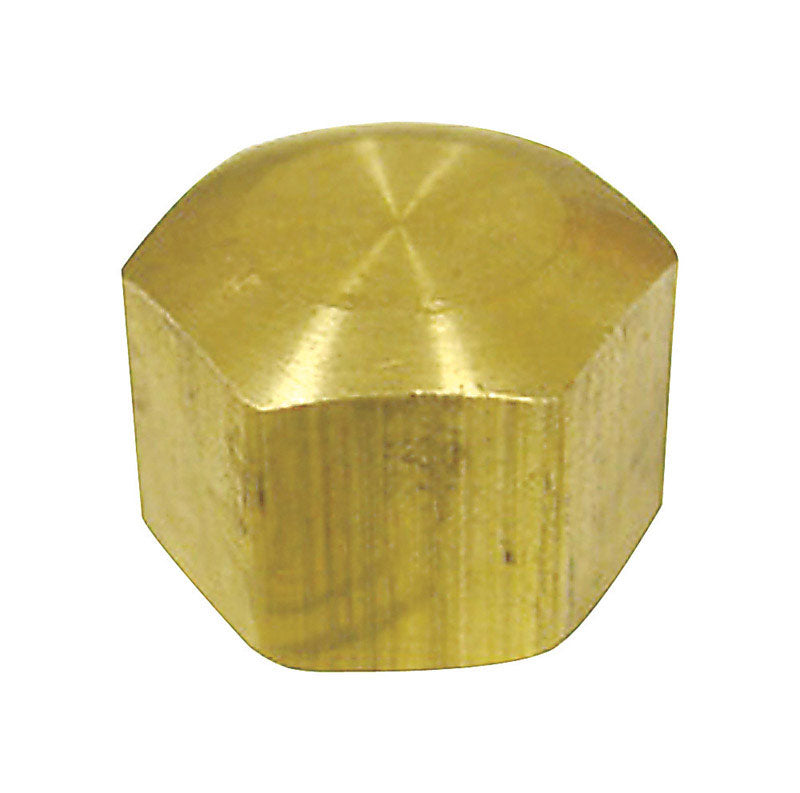 JMF Company 5/16 in. Compression Brass Cap, Pack of 5