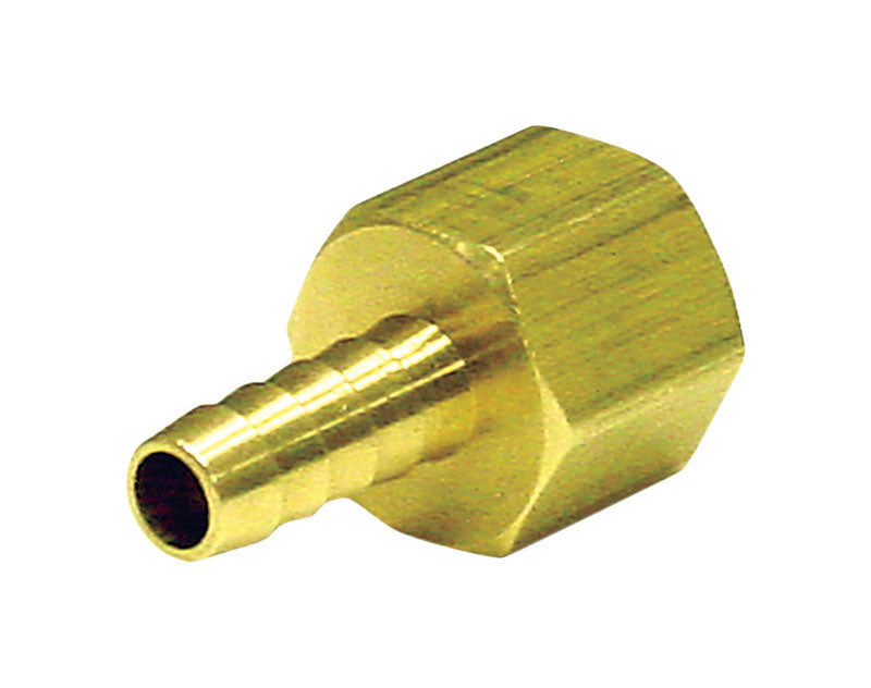 JMF Company Brass 1/4 in. D X 3/8 in. D Adapter 1 pk, Pack of 10