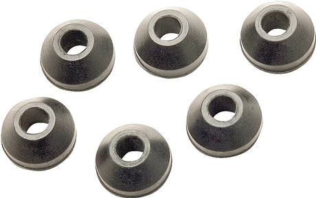 Plumb Pak PP805-50 Faucet Washer, Beveled, #00, 1/2 in Dia, Rubber, For: Sink and Faucets, Pack of 6