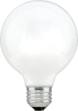 Sylvania 15882 Incandescent Lamp, 3.125 in Dia x 4.44 in L Dimensions, 40 W, G25 Lamp, Medium Lamp Base, 260 Lumens