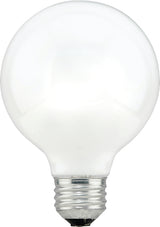 Sylvania 15882 Incandescent Lamp, 3.125 in Dia x 4.44 in L Dimensions, 40 W, G25 Lamp, Medium Lamp Base, 260 Lumens