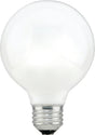 Sylvania 15882 Incandescent Lamp, 3.125 in Dia x 4.44 in L Dimensions, 40 W, G25 Lamp, Medium Lamp Base, 260 Lumens