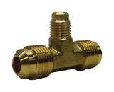 JMF Company 3/8 in. Flare X 3/8 in. D Flare Brass Reducing Tee, Pack of 3